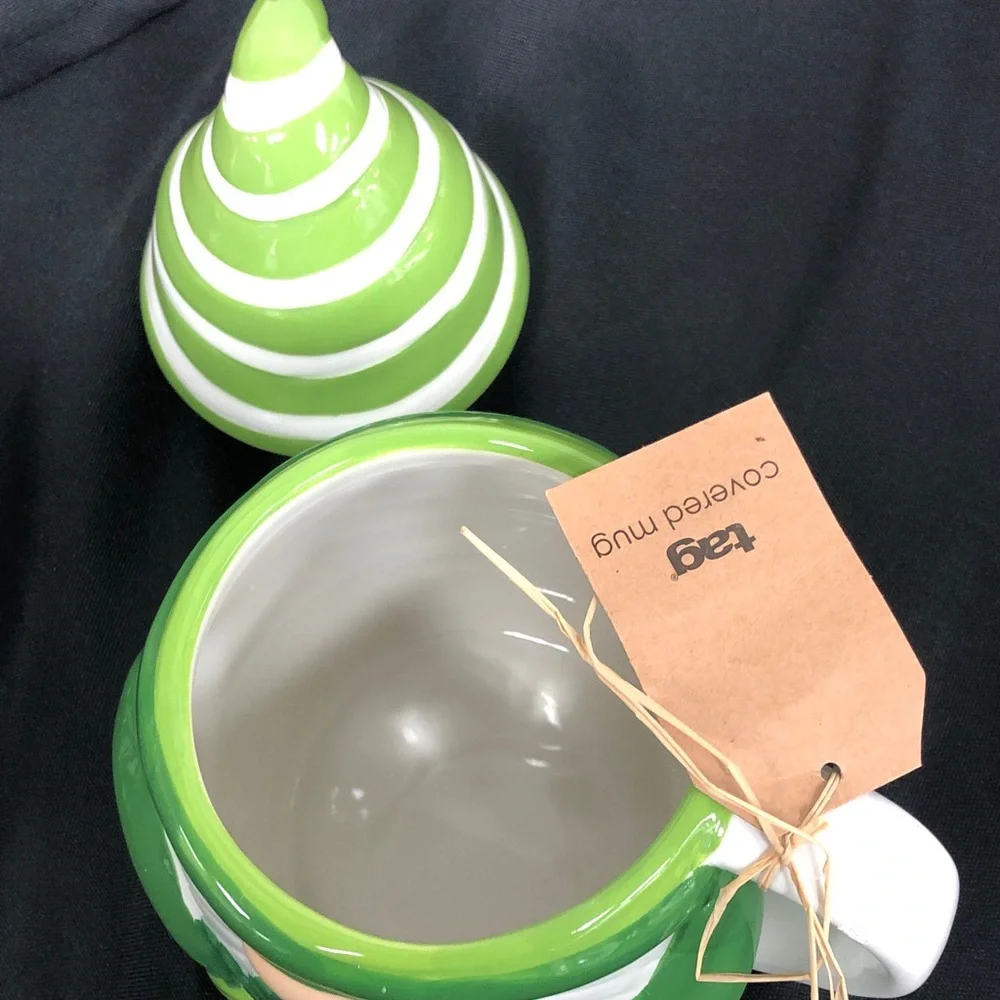 Green St. Patrick's Themed Mugs & Gnome mug Trio